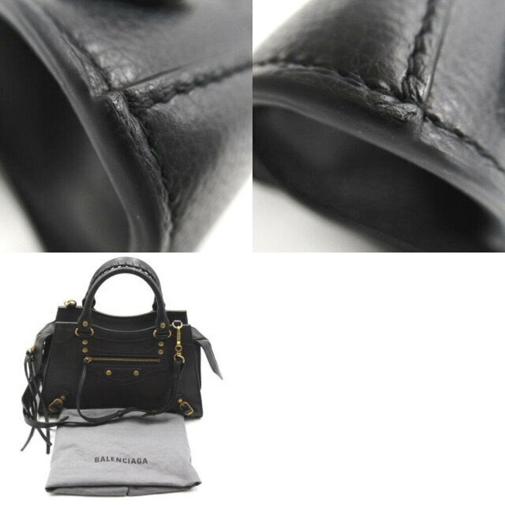 Balenciaga Neo Classic City Shoulder Bag Leather Black - Picture 10 of 10
